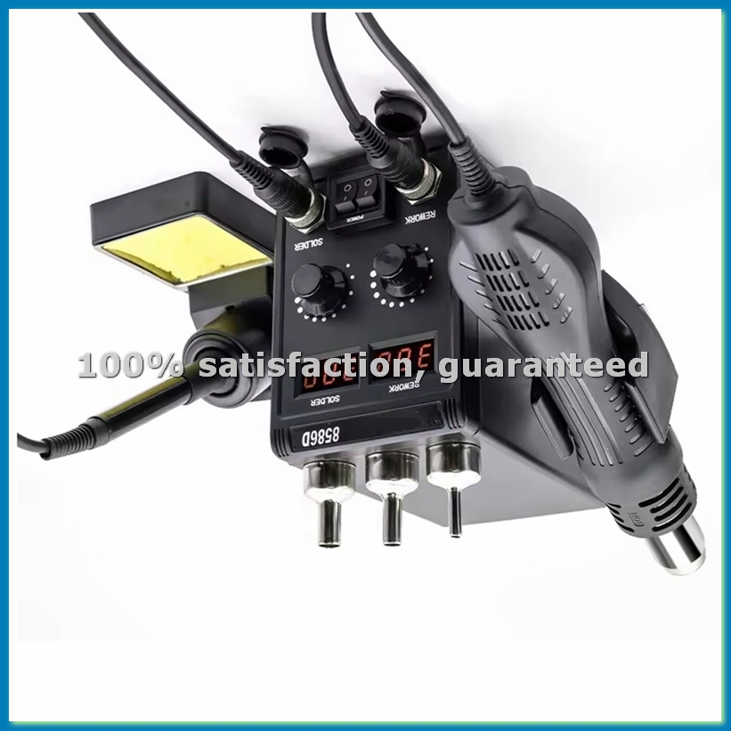 Smd Rework Station Hot Air Soldering 2 In 1 - Паяльная станция 8586D 2-в-1, 750 Вт,