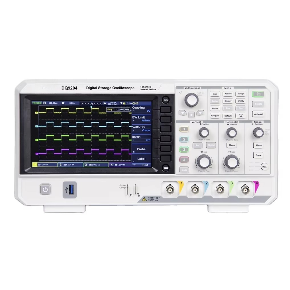 Digital Storage Oscilloscope 4 Channel 100Mhz - Цифровой осциллограф DQ9104 DQ9204, 4 канала,
